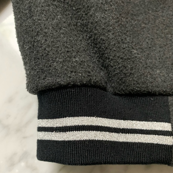 Truly Me Girls Bomber Jacket Charcoal Rhinestone 6 - Picture 13 of 16